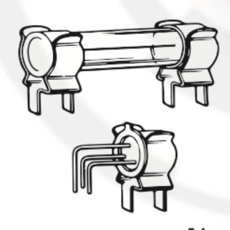 Schema de clips écrous de sertissage Accessoires électroniques