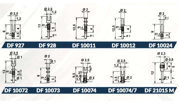 Schéma picots pour montages divers par Accessoires électroniques
