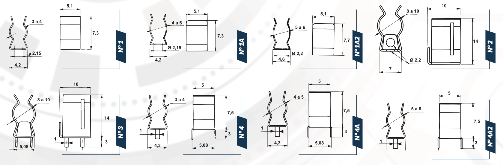 Schémas écrous de sertissage par Accessoires électroniques
